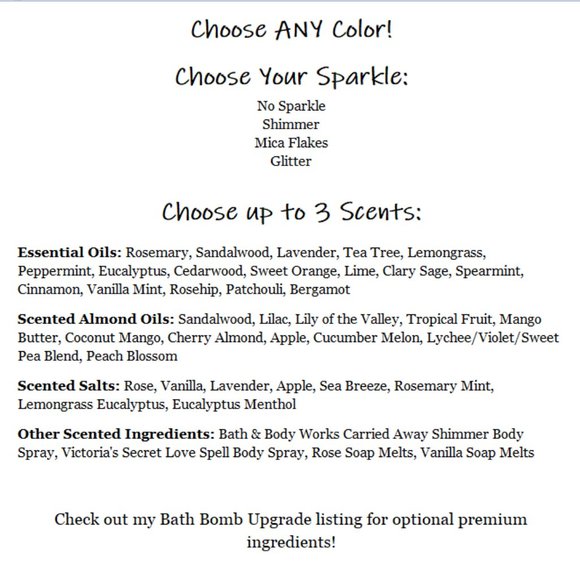 8pc Custom Handmade Mini Bath Bombs - Picture 3 of 4